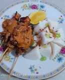 Sate Ayam (Chicken Satay With Peanut Sauce)