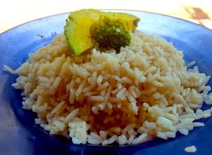 Una foto de Arroz a la coca cola