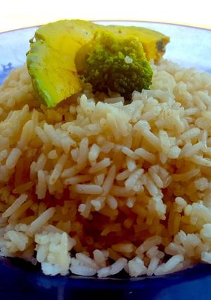 Una foto de Arroz a la coca cola