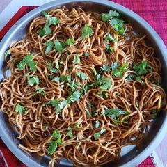 A picture of Homemade noodles.