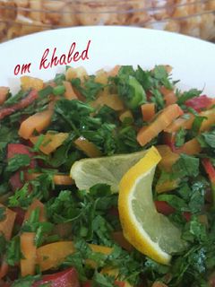 صورة لوصفة سلطه الجزر الشهيه 😋😋