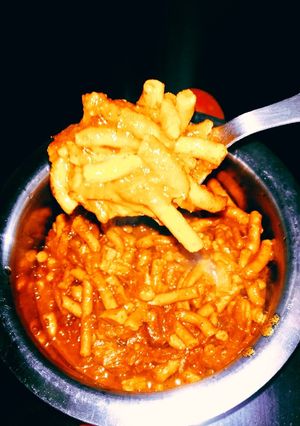 गुजराती स्टाइल सेव टमाटर की सब्जी रेसिपी मुख्य फोटो