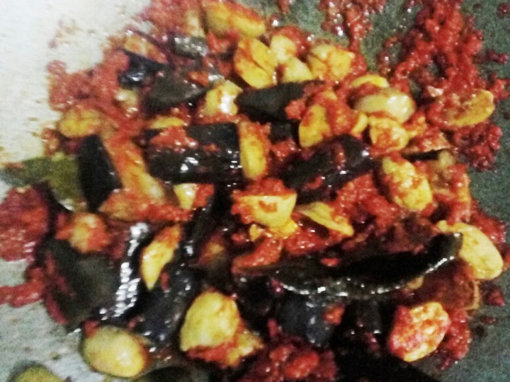 Yuk intip, Cara mudah membuat Sambel balado terong ungu + jengkol  enak