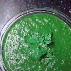 A picture of Coriander chutney.