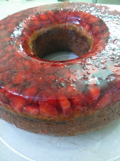 صورة لوصفة كيكة الجيليه 🍓 😋