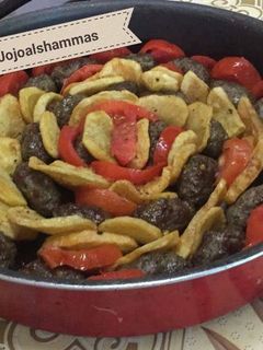 صورة لوصفة صينية كفتة وبطاطا