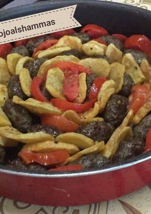 صورة لوصفة صينية كفتة وبطاطا