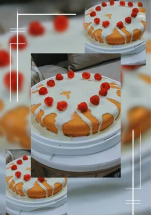 صورة لوصفة كيكة الأناناس السريعه