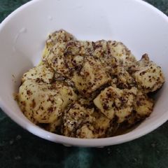 A picture of Mustard paneer.