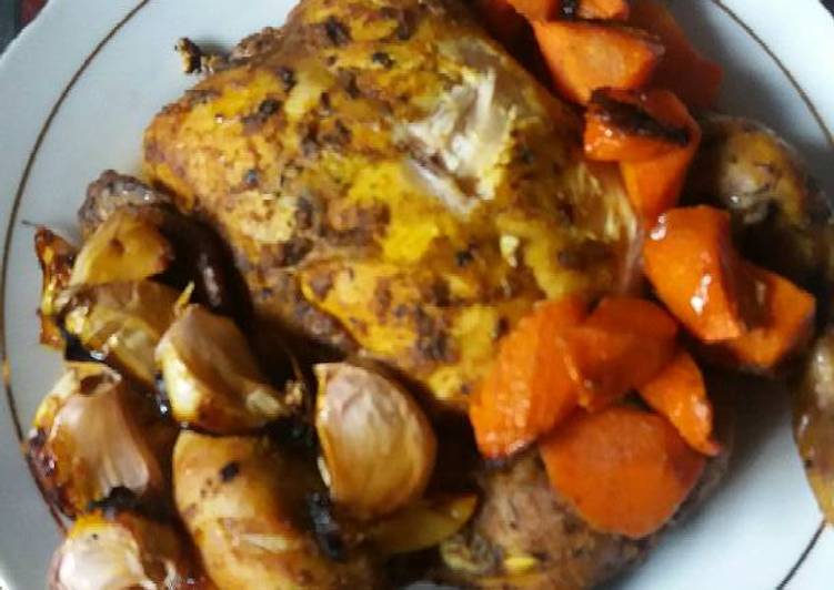 Resep Roasted Chicken oleh bunda iva 'n hafiz - Cookpad