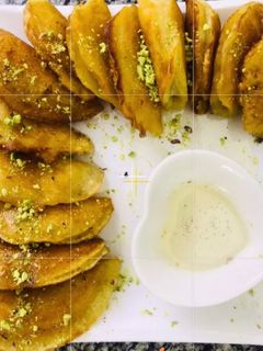 صورة لوصفة قطايف بالقشطة 🥟 💜