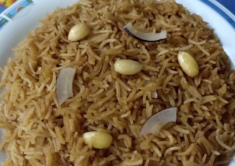 Recipe of Super Quick Homemade Ghur (jaggery) Waly Rice
