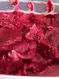 Helado frutos rojos