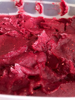 Una foto de Helado frutos rojos