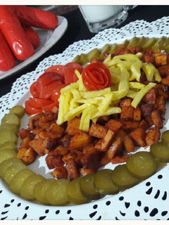 عکسی از دستور سوسیس خانگی