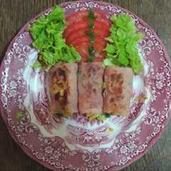 Foto principal de #mercado Rolls de tortilla y jamón rellena cebollas de verdeo