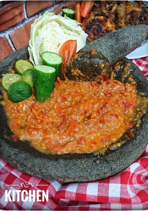 Foto resep Sambel sari laut / sambel warung penyetan (ikan,ayam,tempe dll)