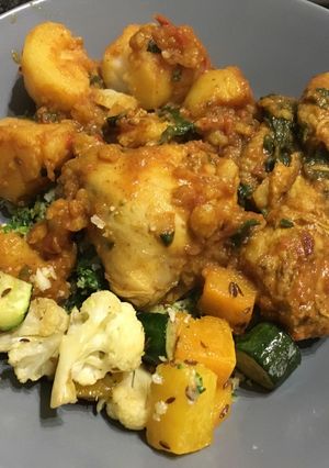 A picture of Sunday Chicken curry.