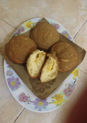 Foto resep Mexican bun ala roti boy overnight metod