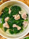 Canh Rau Mồng Tơi Nấu Thịt Nạc