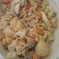 A picture of Macaroni salad.
