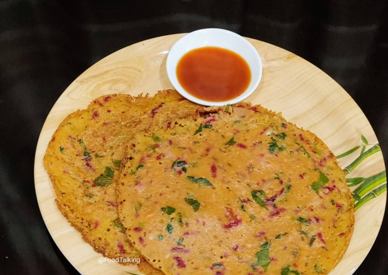 Oats, Veggies Uttapam