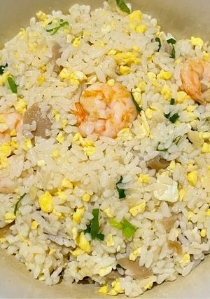 Foto resep Nasi Goreng Bawang Putih Udang & Telur (Ala Din Tai Fung)