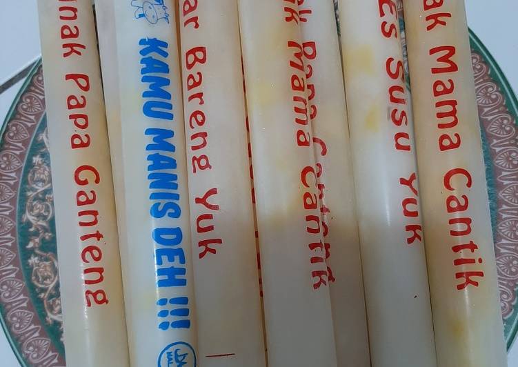 Cara Gampang Bikin Es mambo susu buah nangka yang Menggugah Selera