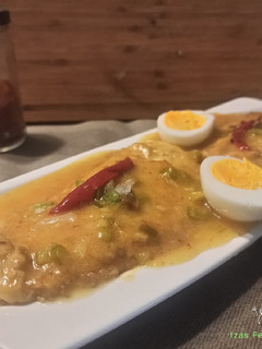 Una foto de Merluza rebozada al azafrán