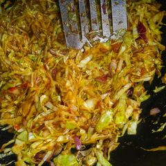 A picture of Springrolls fillings.