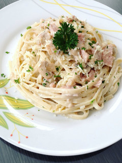 Foto resep Fettucinne Carbonara