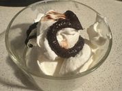 Una foto di dolce vegano semplice