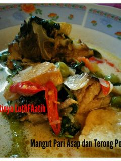 Foto resep Mangut Pari Asap dan Terong Pokak