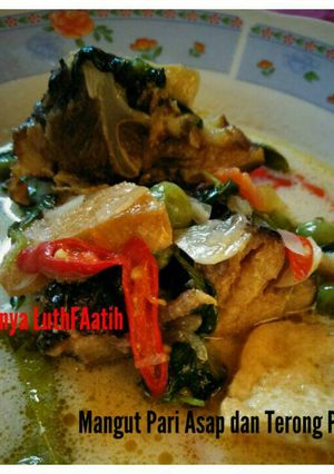 Foto resep Mangut Pari Asap dan Terong Pokak