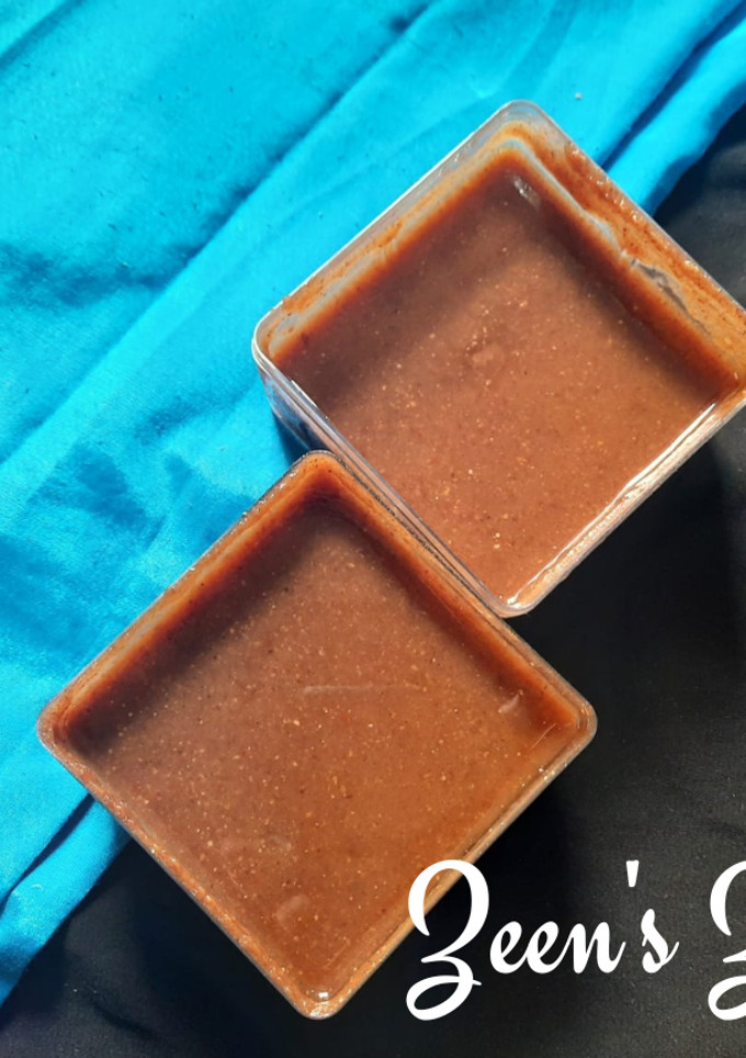 A picture of Dates and Jaggery Chutney.
