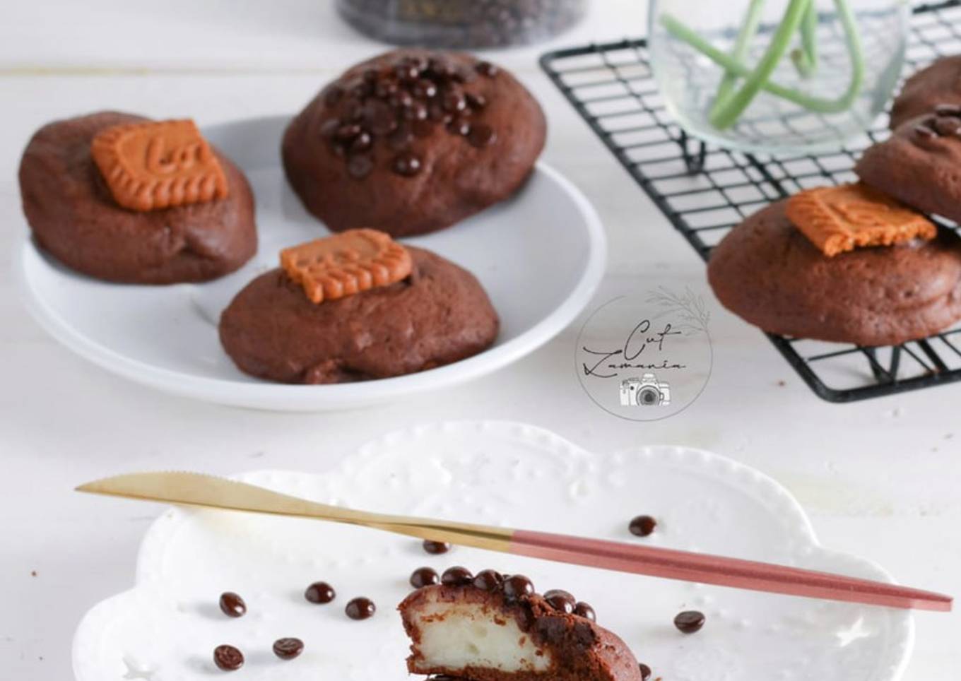 Resep Chocolate mochi cookies