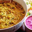 ⚜️Oats-Moong dal khichdi with beetroot raita⚜️