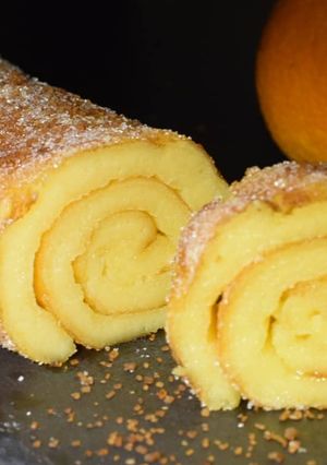 Una foto de Brazo de gitano a la naranja