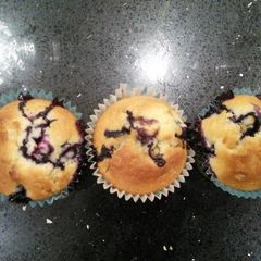 A picture of Blueberry Muffins.