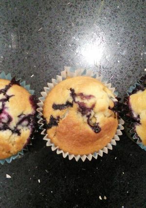 A picture of Blueberry Muffins.