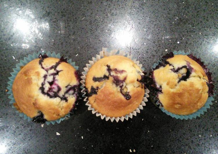 Recipe of Quick Blueberry Muffins