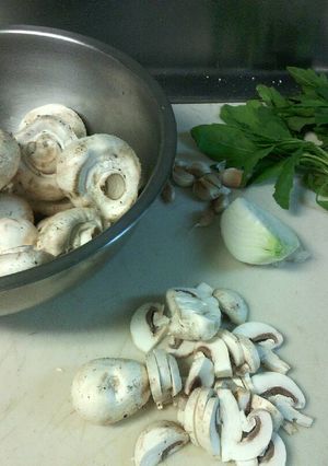 Una foto de Sopa de Champiñones