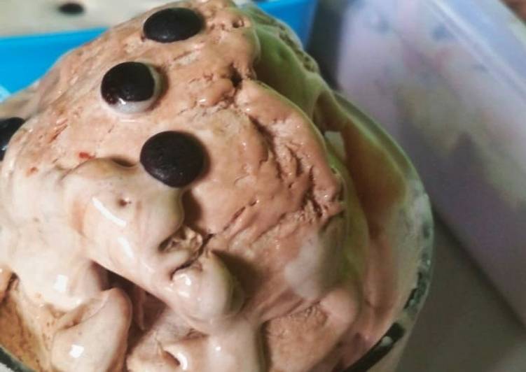 Chocolate Ice Cream (Homemade)