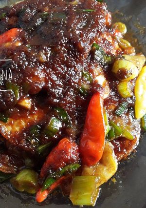 Foto resep Telur ceplok masak kecap