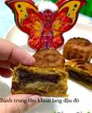 Bánh trung thu khoai lang đậu đỏ- Ăn dặm