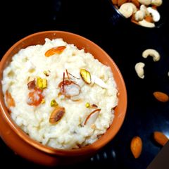 Kheer Recipe In cooker A picture of Kheer Recipe In cooker.