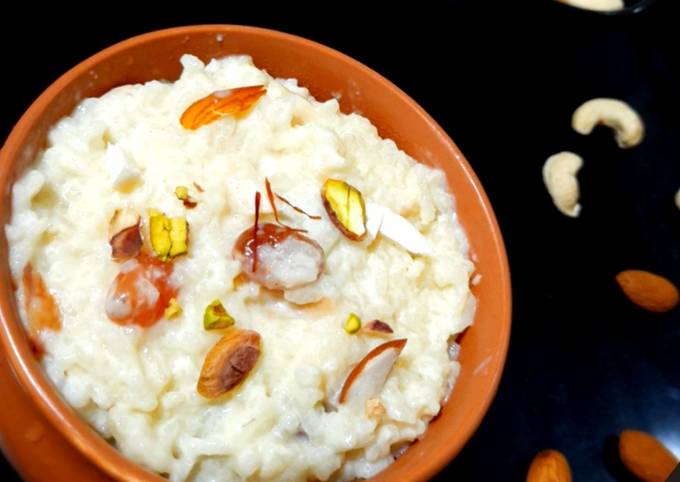 Kheer in cooker discount recipe