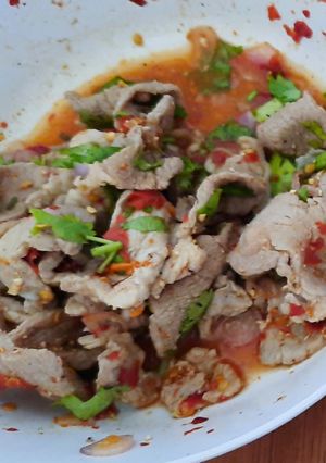 รูปของ ลาบสันคอหมู