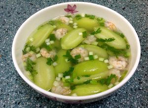 Hình của món Canh dưa hường nấu tép.