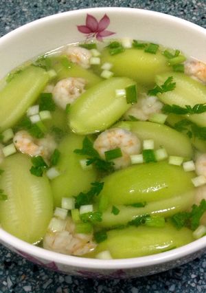 Hình của món Canh dưa hường nấu tép.